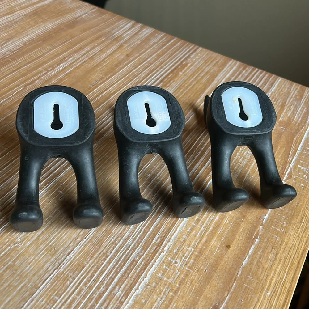3 IKEA Bastis Hook Dog Tails Wall Hooks.